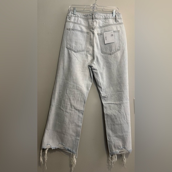 NWT Vervet High rise light wash wide leg jeans - Picture 2 of 6